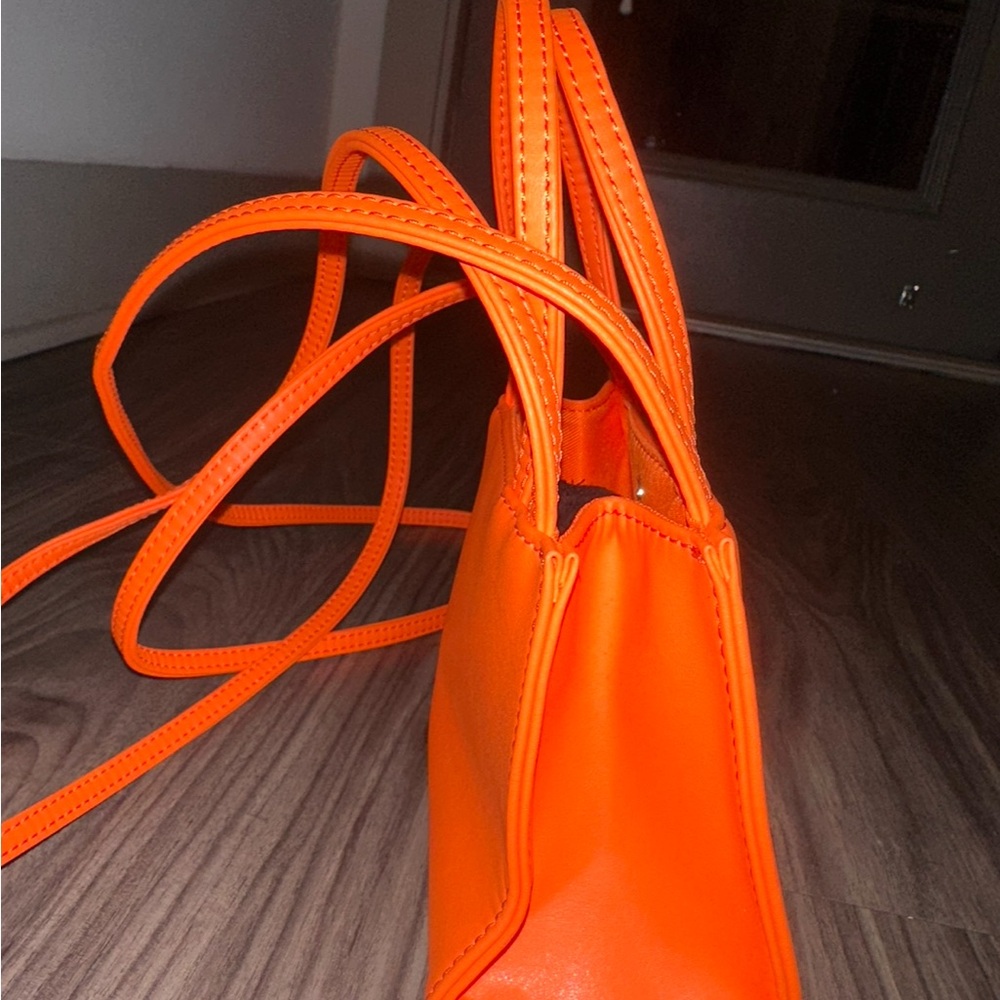 Telfar Orange Mini Bag With Structured Design - image 5